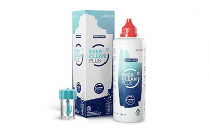 Pakke med Ever Clean PLUS rensesystem for kontaktlinser