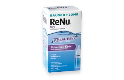 Renu MPS Flight Pack kontaktlinsevæske fra Bausch + Lomb